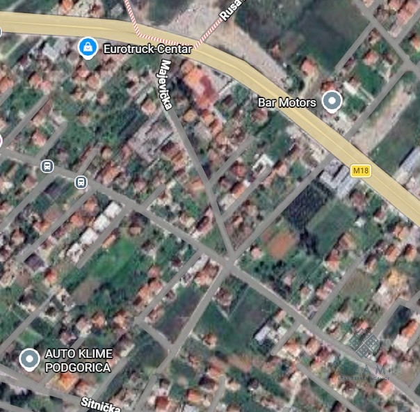 Podgorica, Donja Gorica, imarlı arsa 750 m²